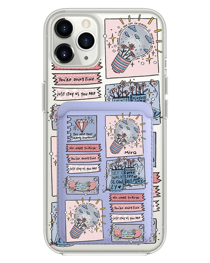 iPhone Magnetic Wallet Case - Shine