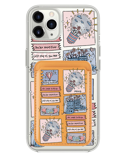 iPhone Magnetic Wallet Case - Shine