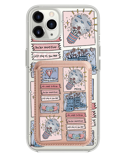 iPhone Magnetic Wallet Case - Shine