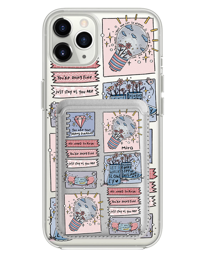 iPhone Magnetic Wallet Case - Shine