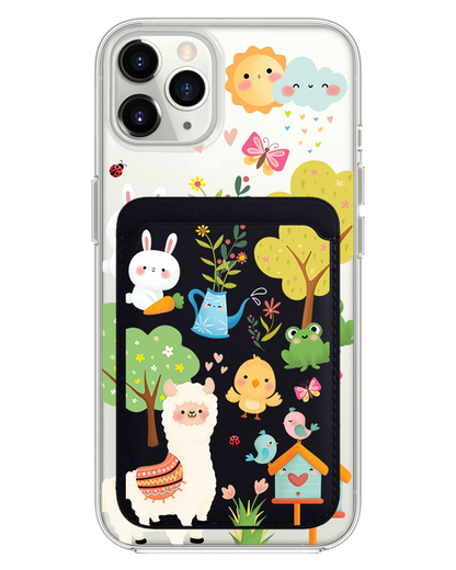 iPhone Magnetic Wallet Case - Spring