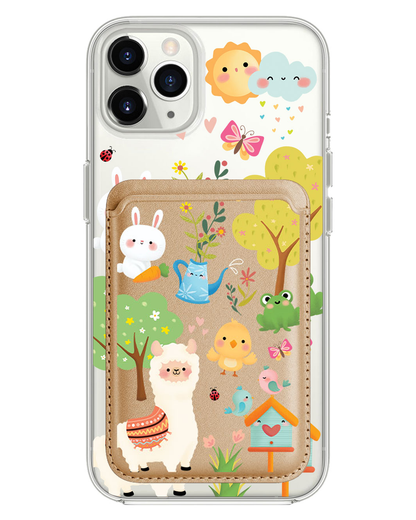 iPhone Magnetic Wallet Case - Spring