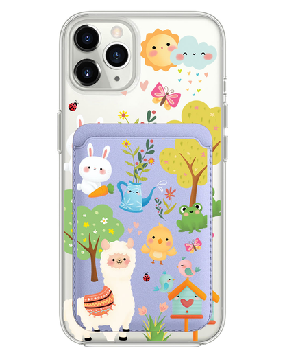 iPhone Magnetic Wallet Case - Spring