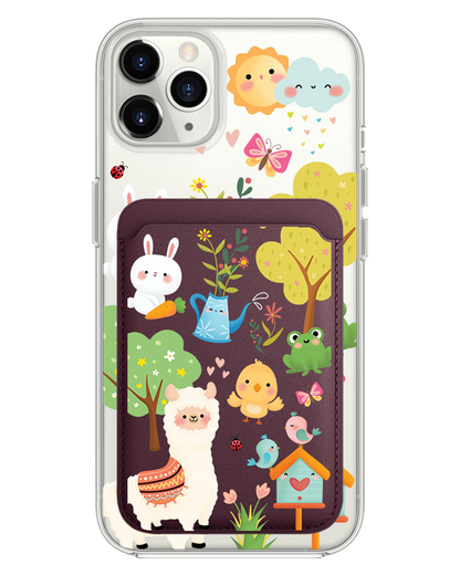 iPhone Magnetic Wallet Case - Spring