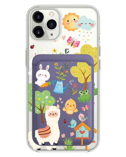 iPhone Magnetic Wallet Case - Spring