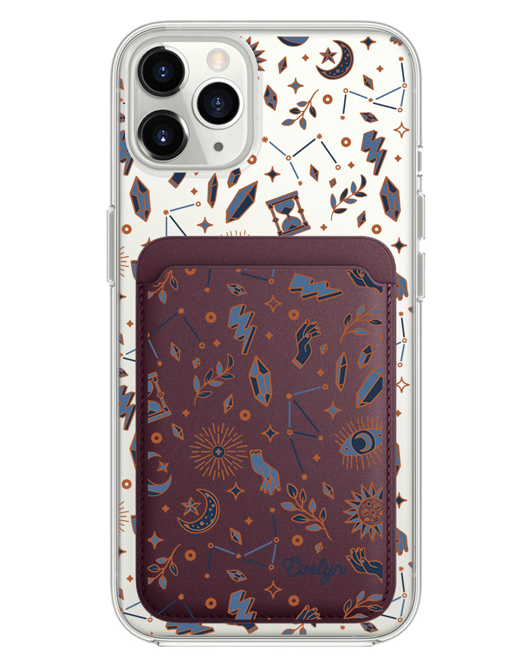 iPhone Magnetic Wallet Case - Stardust