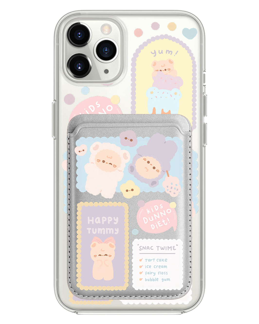 iPhone Magnetic Wallet Case - Sweets Heaven