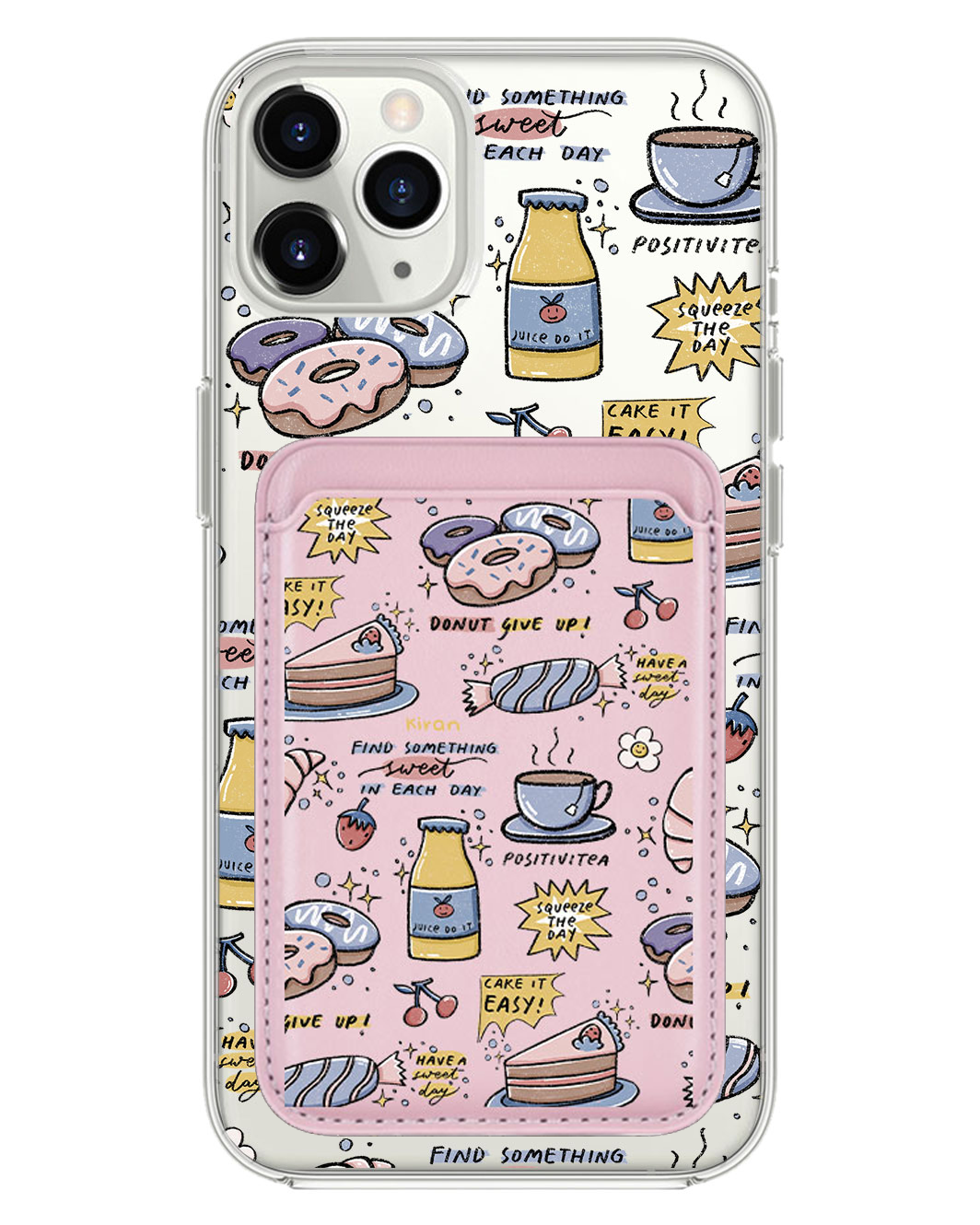 iPhone Magnetic Wallet Case - Sweets
