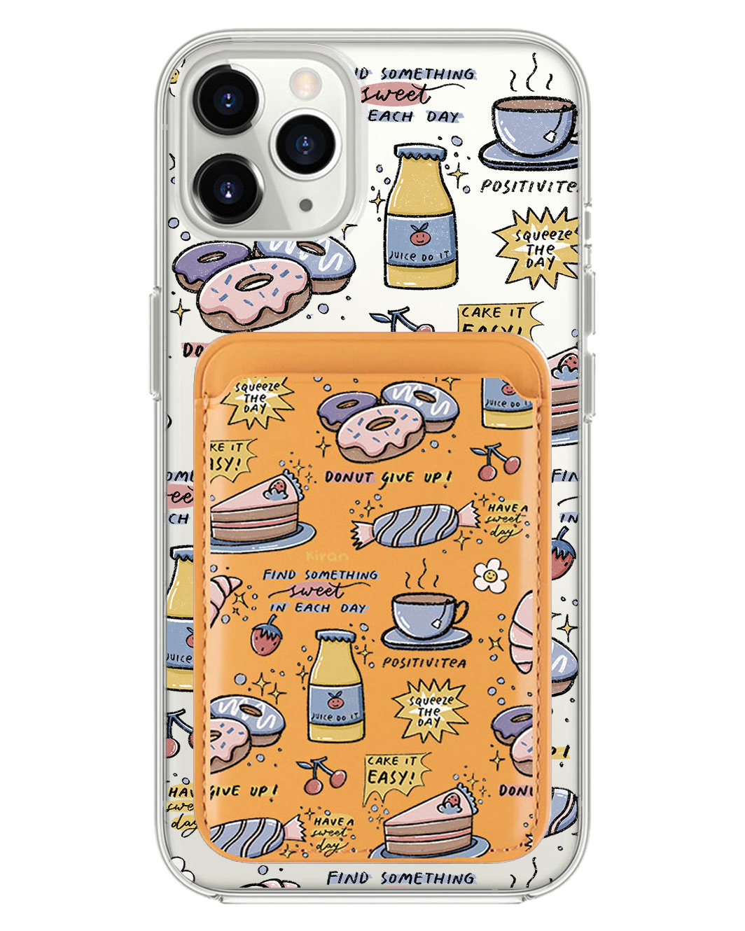 iPhone Magnetic Wallet Case - Sweets