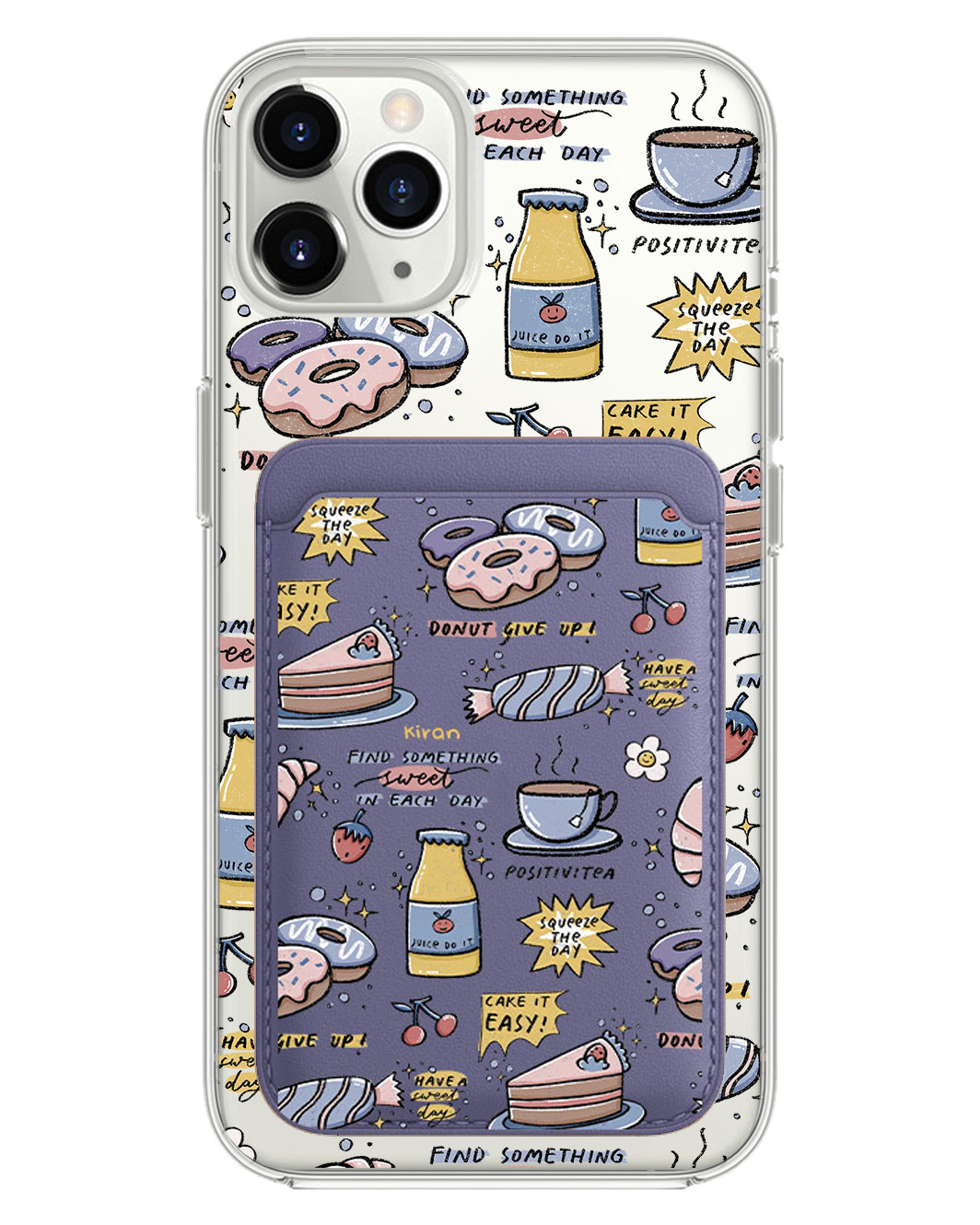 iPhone Magnetic Wallet Case - Sweets