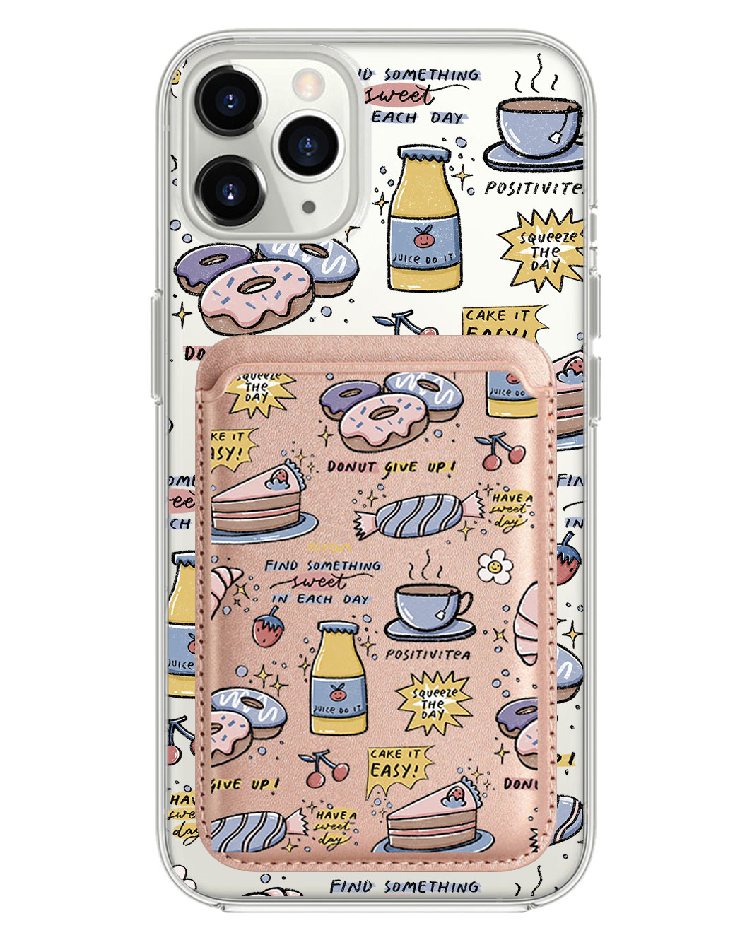 iPhone Magnetic Wallet Case - Sweets