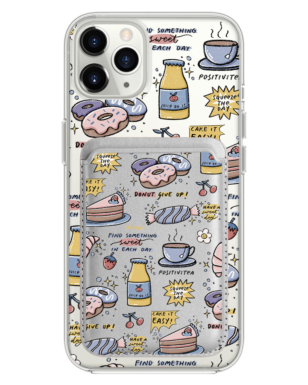 iPhone Magnetic Wallet Case - Sweets