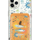 iPhone Magnetic Wallet Case - The Fish Surfer