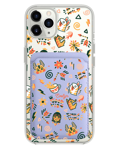 iPhone Magnetic Wallet Case - Wild & Free