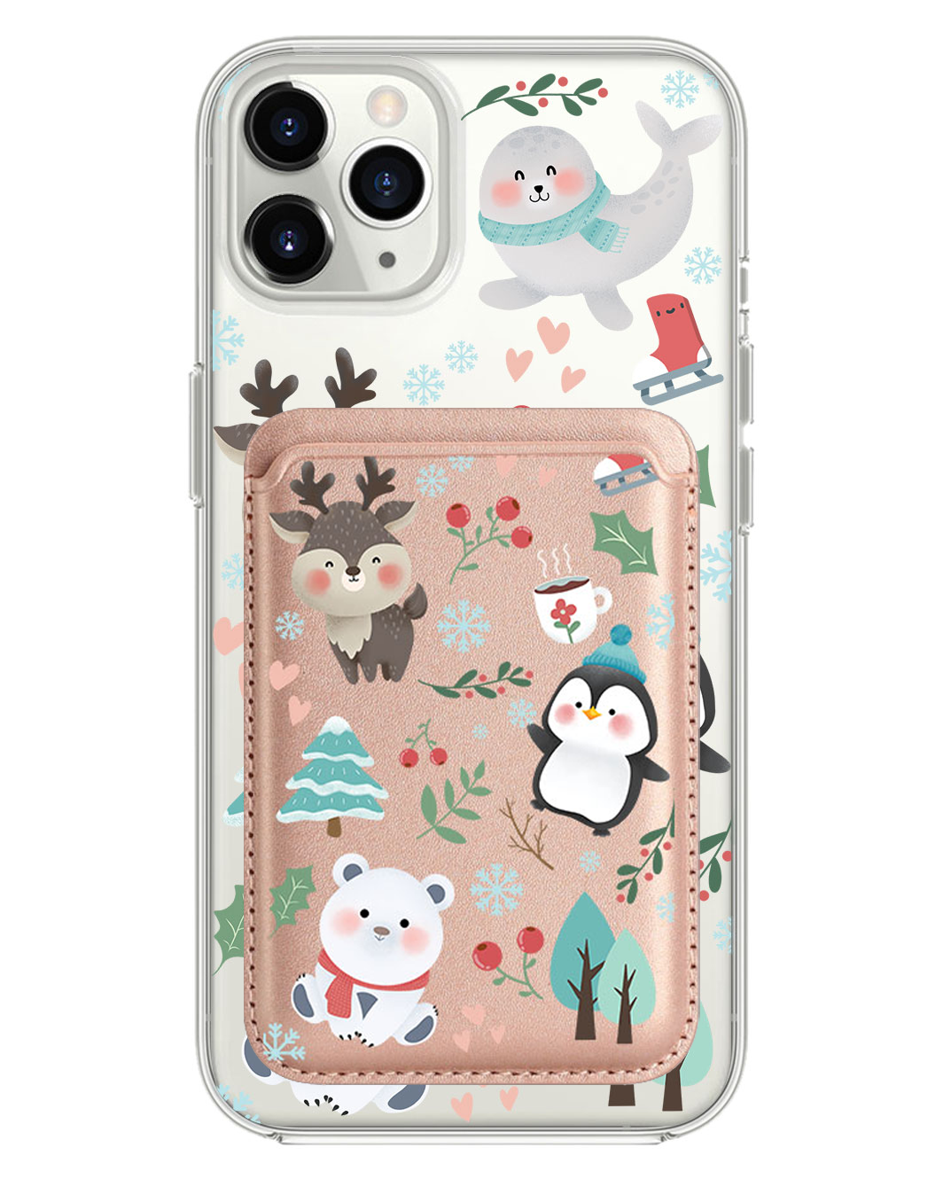 iPhone Magnetic Wallet Case - Winter