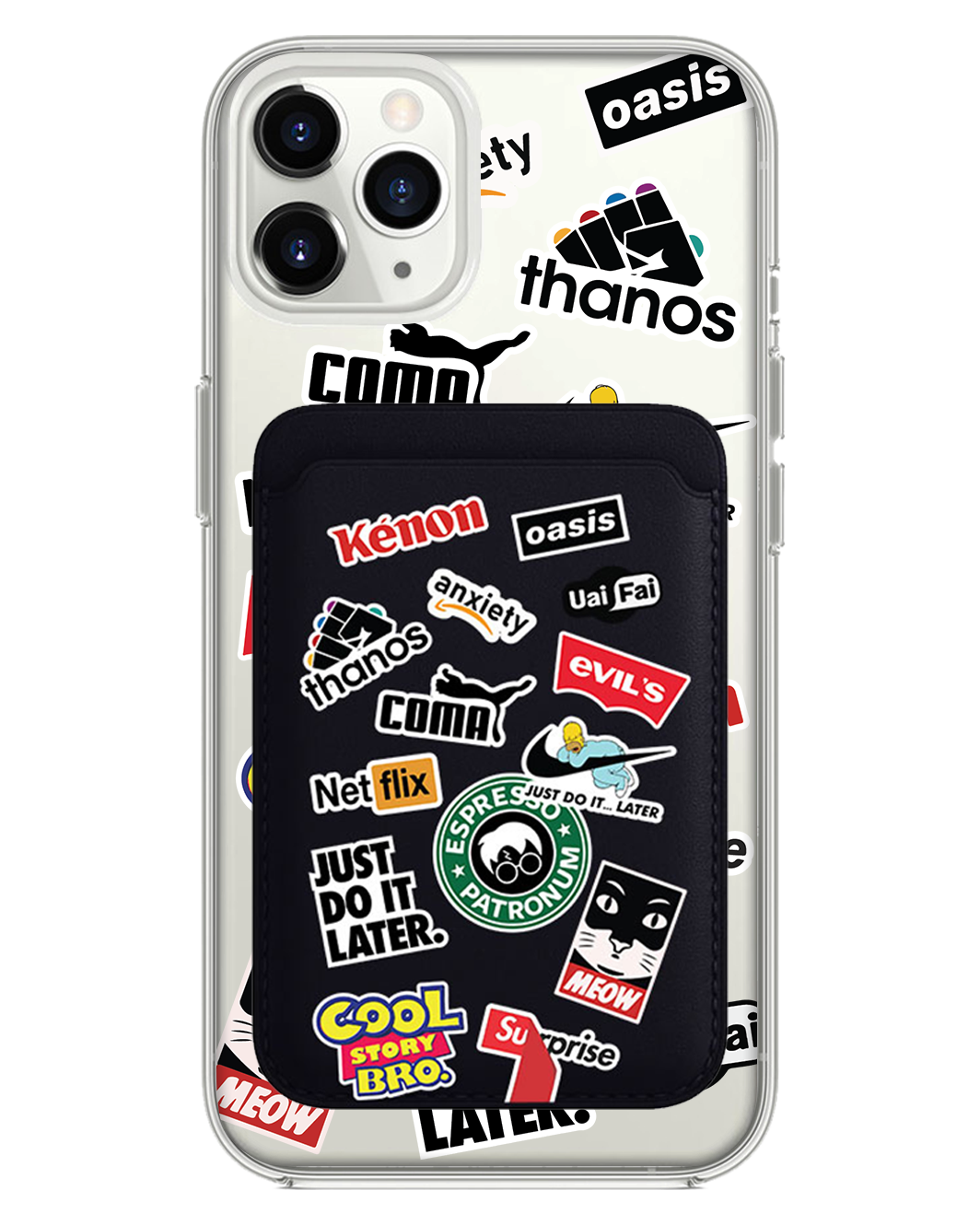 iPhone Magnetic Wallet Case - Brand Parody 1.0