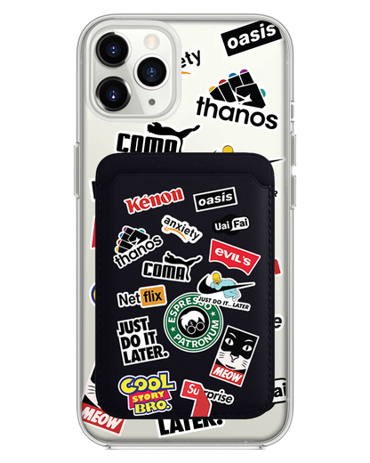 iPhone Magnetic Wallet Case - Brand Parody 1.0