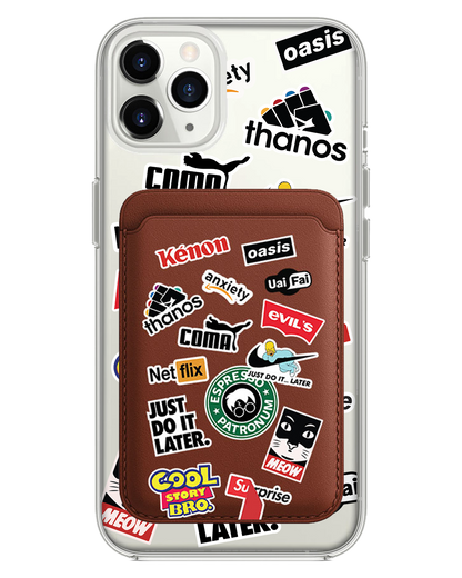 iPhone Magnetic Wallet Case - Brand Parody 1.0