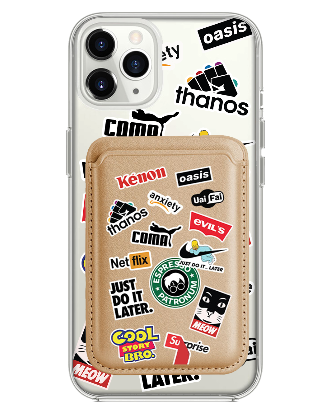 iPhone Magnetic Wallet Case - Brand Parody 1.0