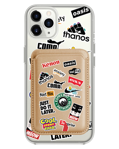 iPhone Magnetic Wallet Case - Brand Parody 1.0