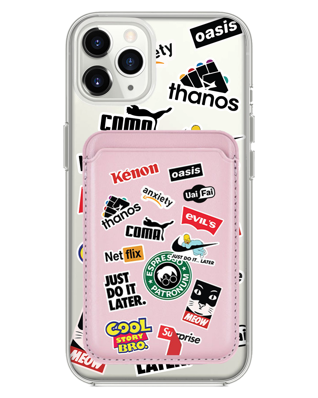 iPhone Magnetic Wallet Case - Brand Parody 1.0