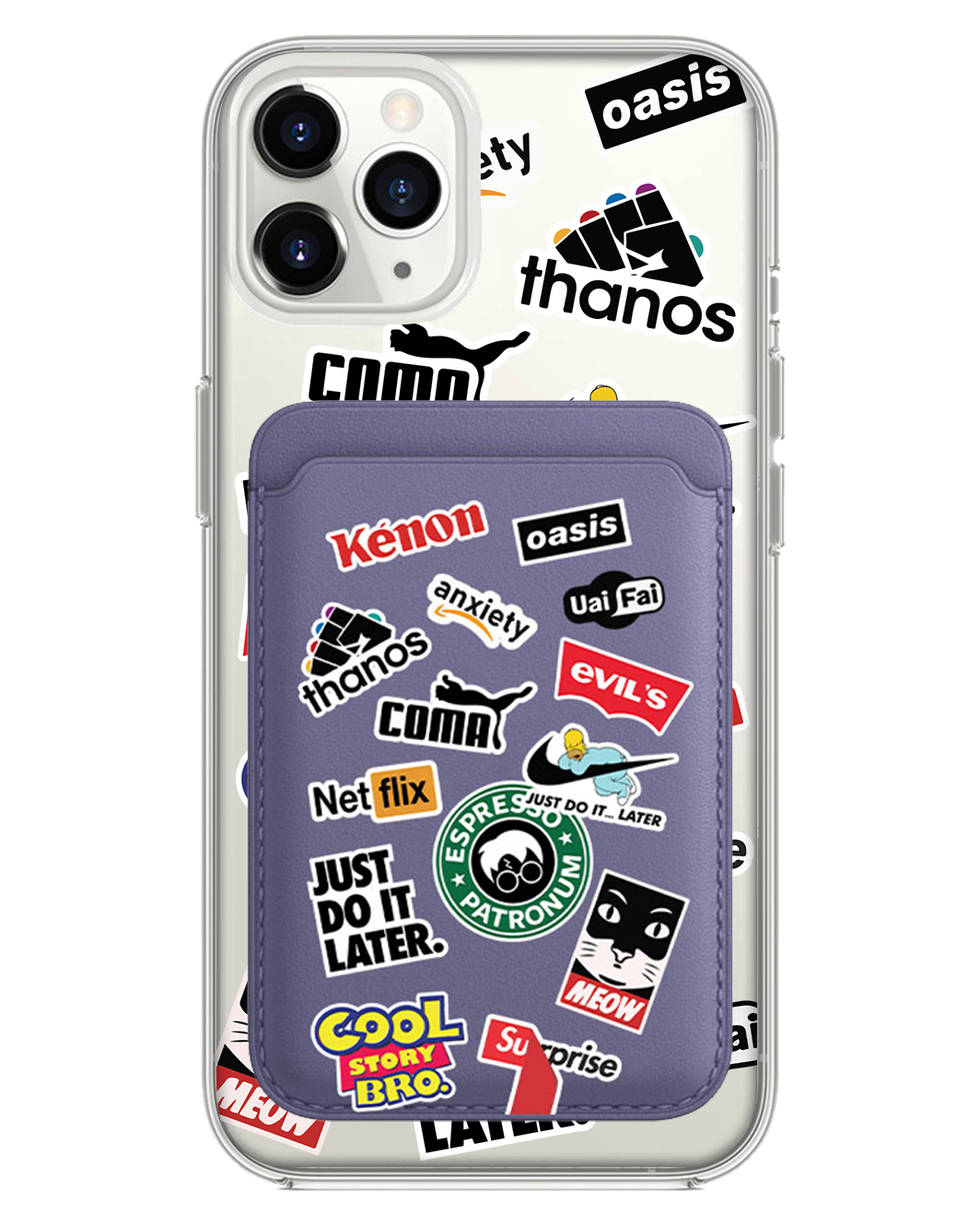 iPhone Magnetic Wallet Case - Brand Parody 1.0