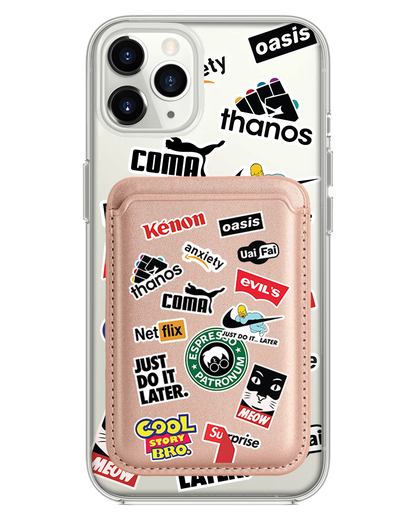 iPhone Magnetic Wallet Case - Brand Parody 1.0