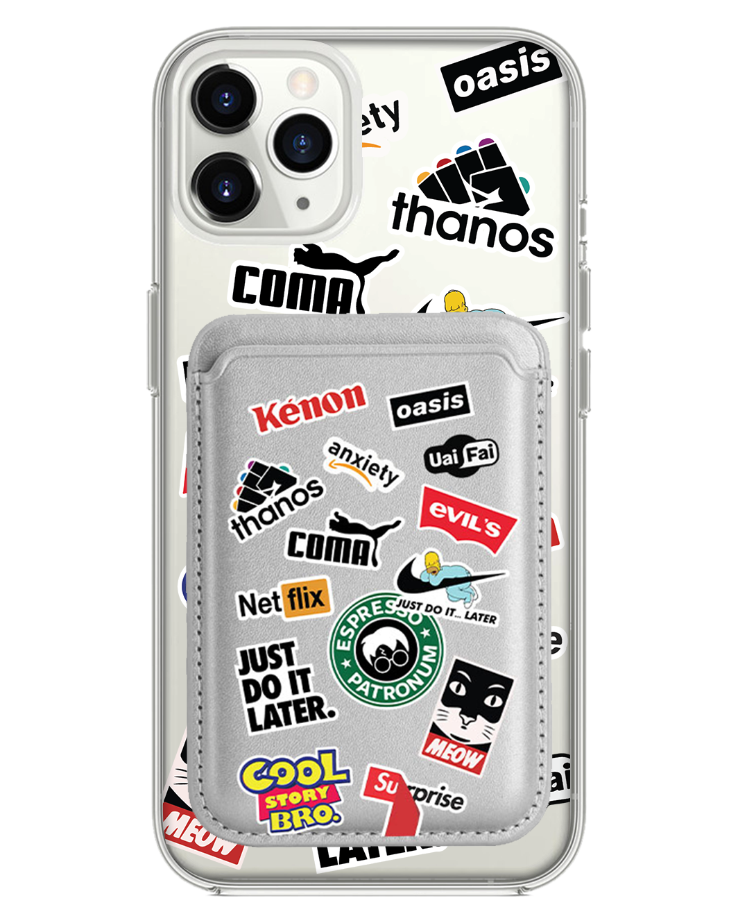 iPhone Magnetic Wallet Case - Brand Parody 1.0