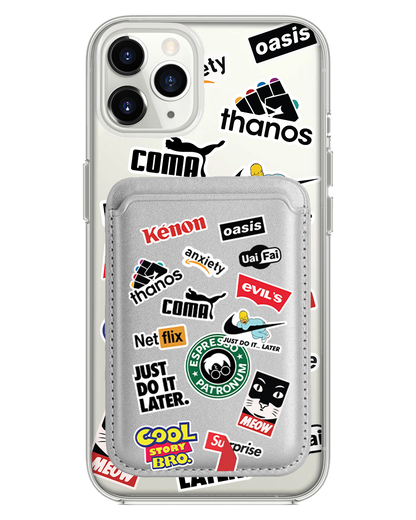 iPhone Magnetic Wallet Case - Brand Parody 1.0
