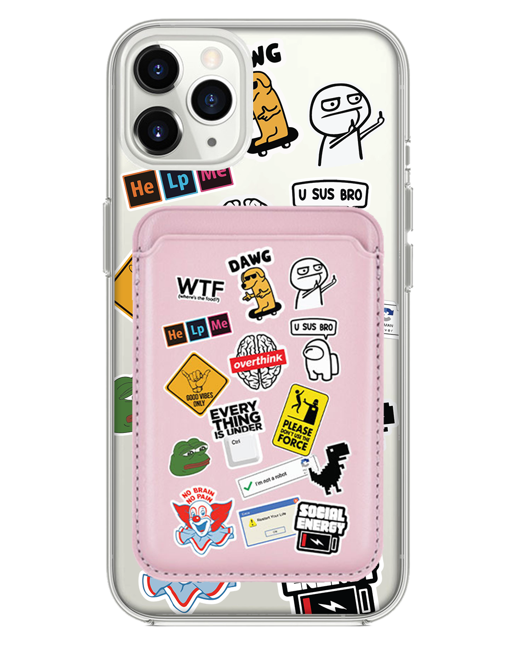 iPhone Magnetic Wallet Case - Brand Parody 2.0