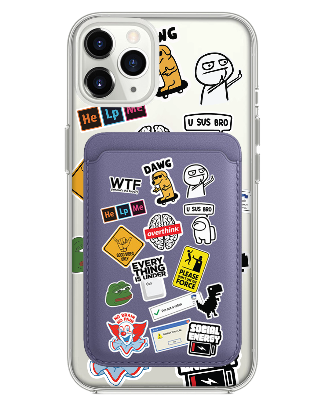 iPhone Magnetic Wallet Case - Brand Parody 2.0