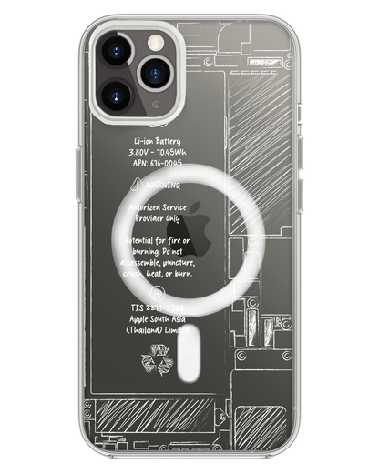iPhone Rearguard Hybrid - Battery White