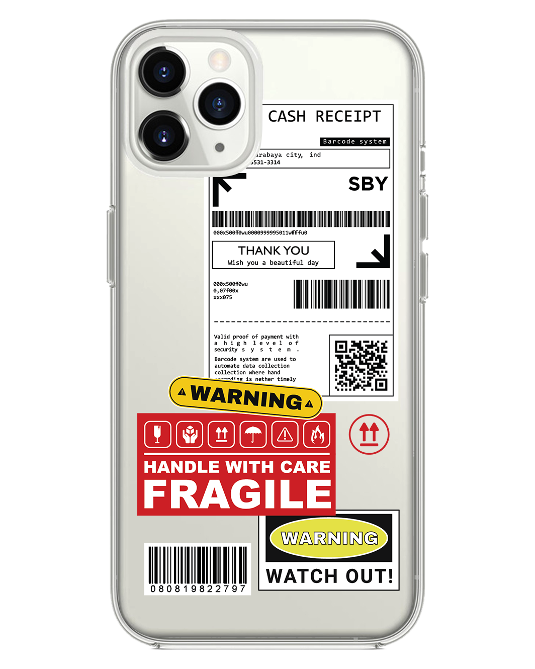 iPhone Rearguard Hybrid - Shipping Label