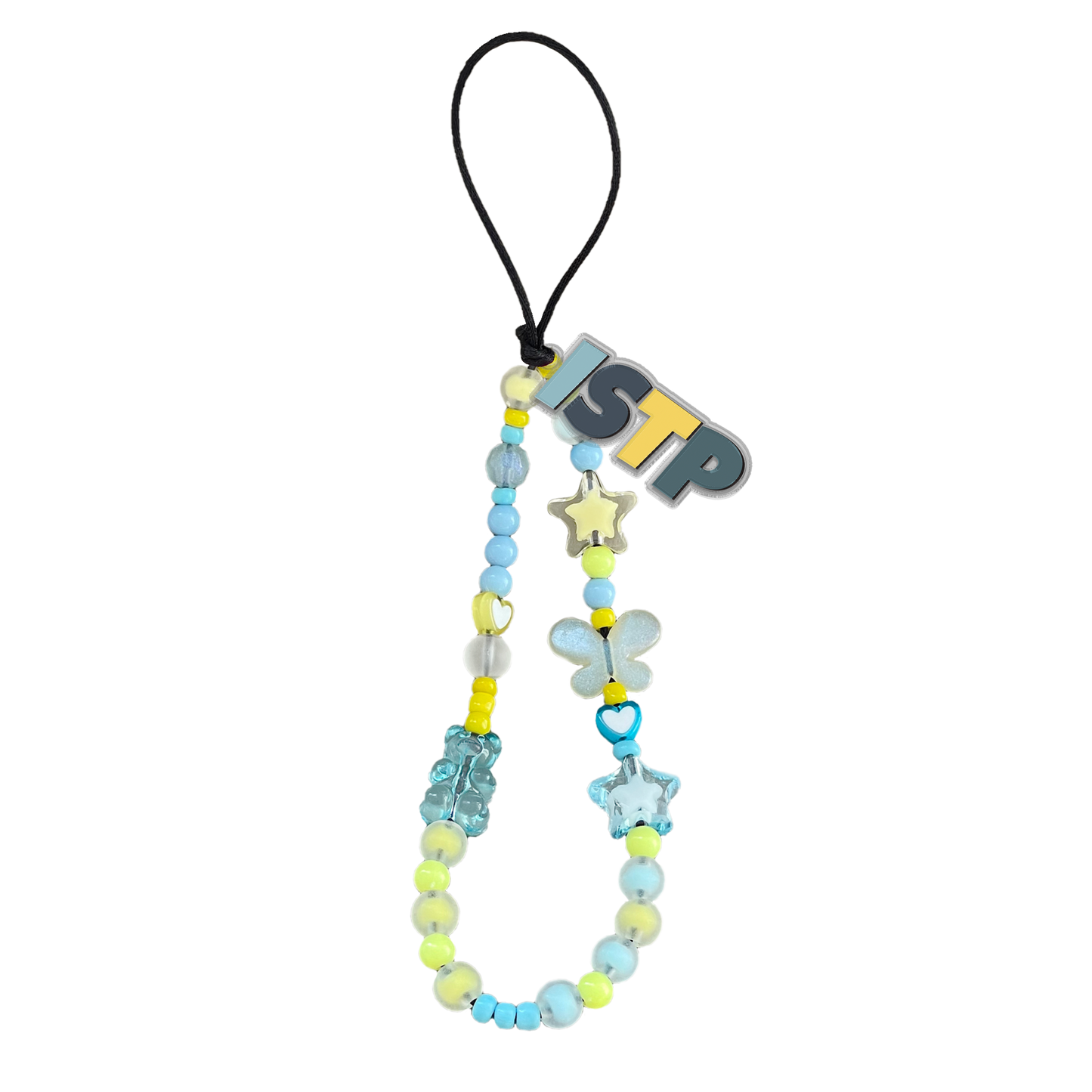 Beaded Strap with Acrylic Charm  - ISTP