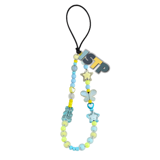 Beaded Strap with Acrylic Charm  - ISTP