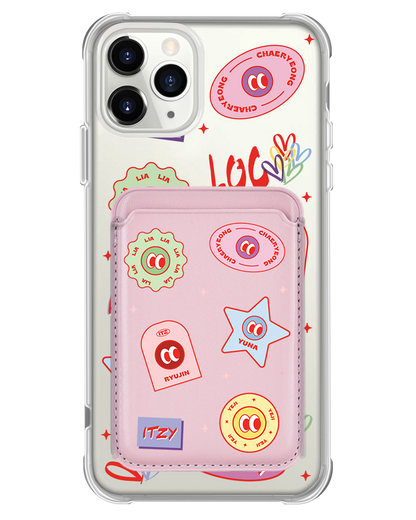iPhone Magnetic Wallet Case - Itzy Sticker Pack