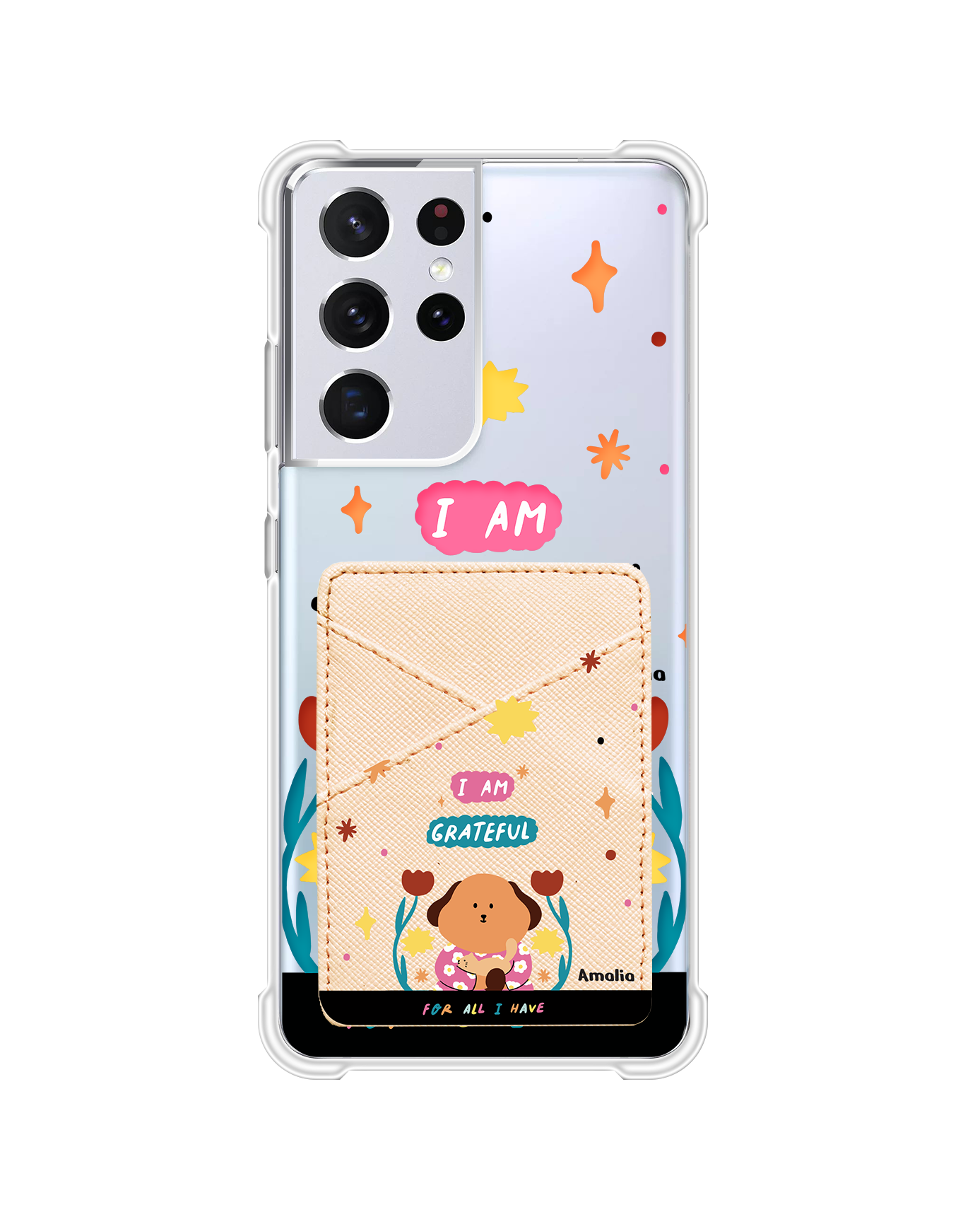 Android Phone Wallet Case - Kiku And The Cat