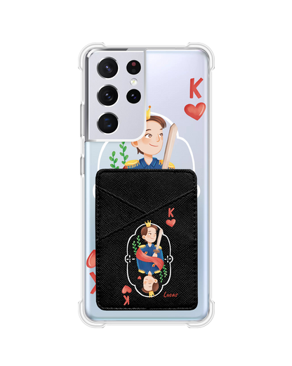Android Phone Wallet Case - King (Couple Case)