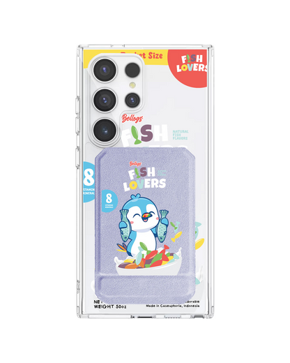 Android Magnetic Multifold Wallet - Fish Lovers