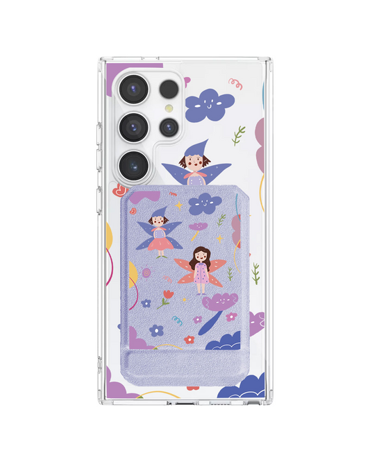 Android Magnetic Multifold Wallet - Fairy Pattern