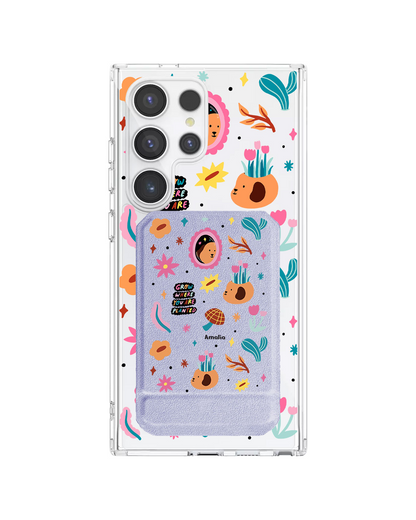 Android Magnetic Multifold Wallet - Grow and Bloom