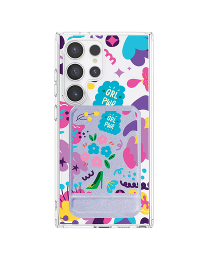 Android Magnetic Multifold Wallet - Girl Power 1.0