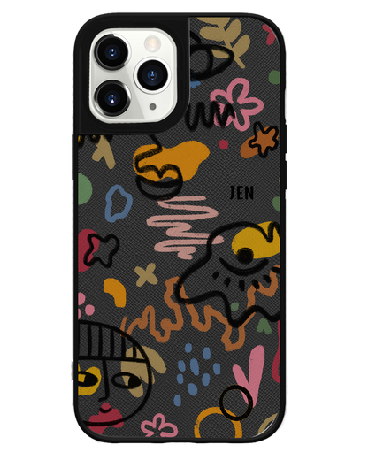 iPhone Leather Grip - Abstract 3.0