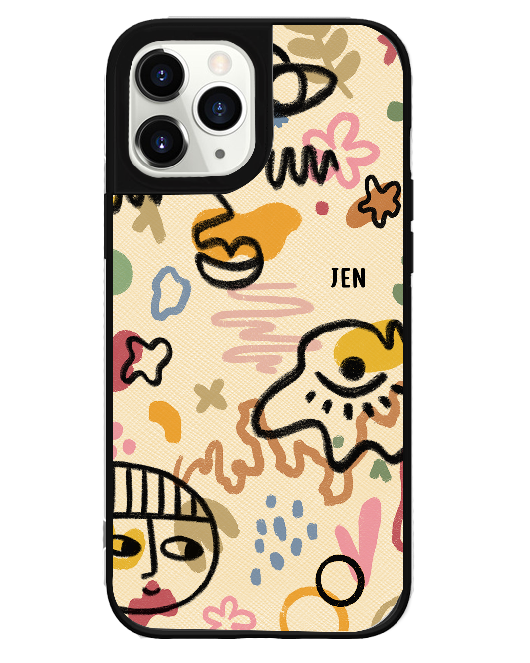 iPhone Leather Grip Case - Abstract 3.0