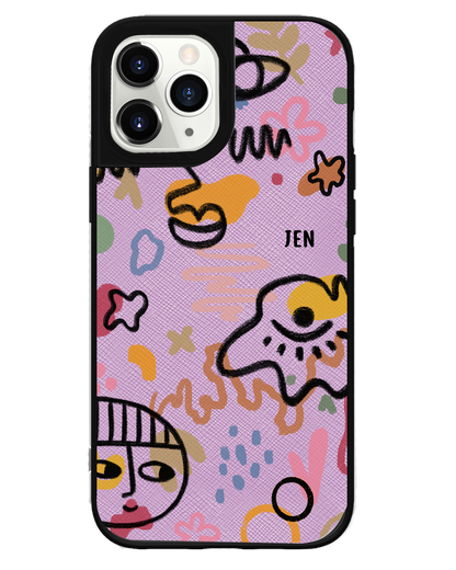 iPhone Leather Grip - Abstract 3.0