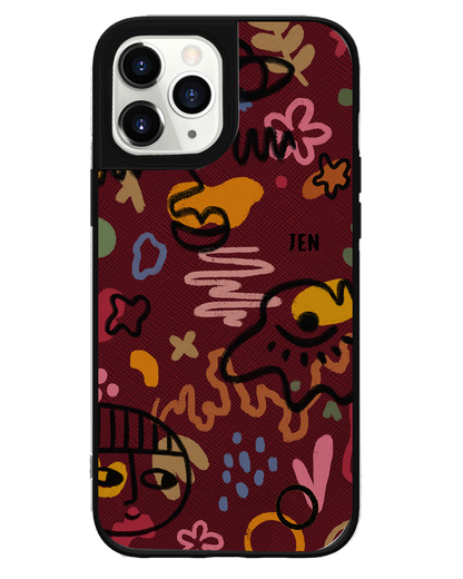 iPhone Leather Grip - Abstract 3.0