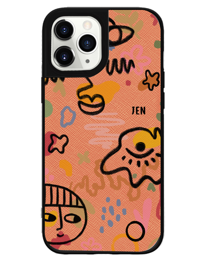 iPhone Leather Grip - Abstract 3.0