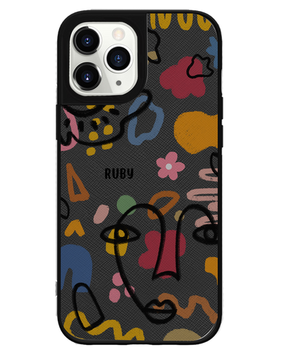 iPhone Leather Grip - Abstract 4.0