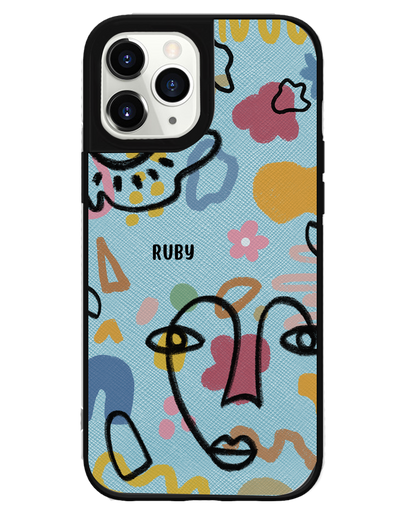 iPhone Leather Grip - Abstract 4.0