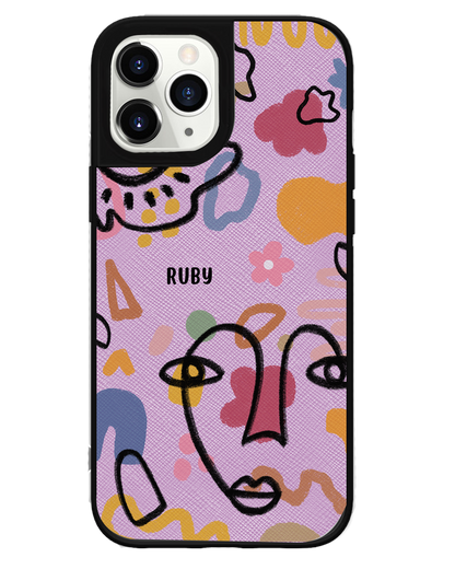 iPhone Leather Grip - Abstract 4.0